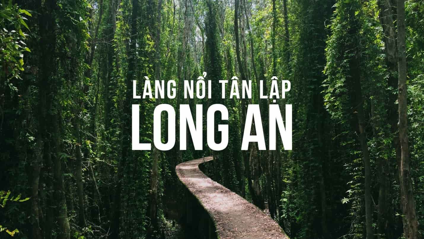 Làng nổi Tân Lập đẹp như một bức tranh