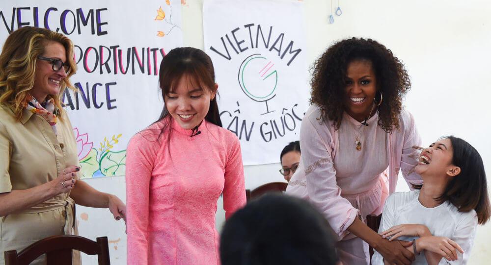 Cựu đệ nhất phu nhân Michelle Obama đã đến Long An 3