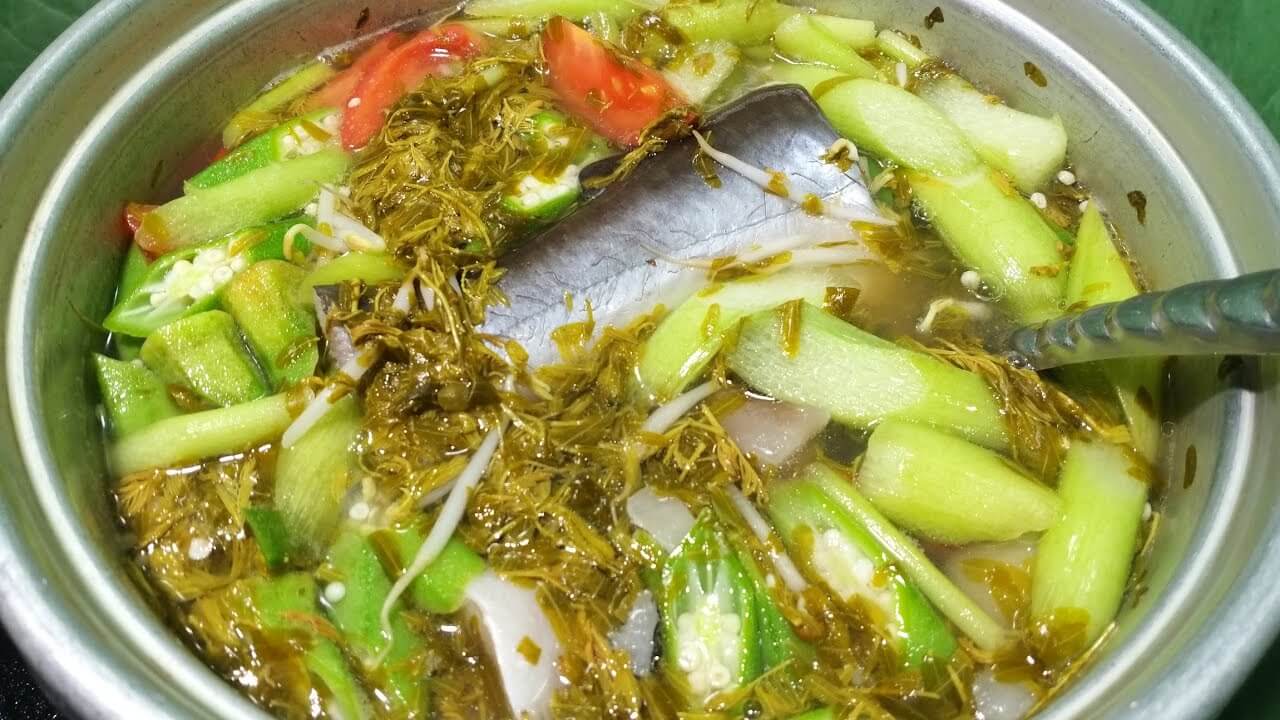 Canh chua lá me: Món ăn dân dã đậm đà Long An 1