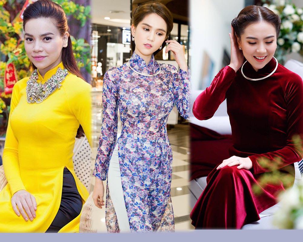 Bí kíp rạng rỡ hơn với áo dài Tết 11