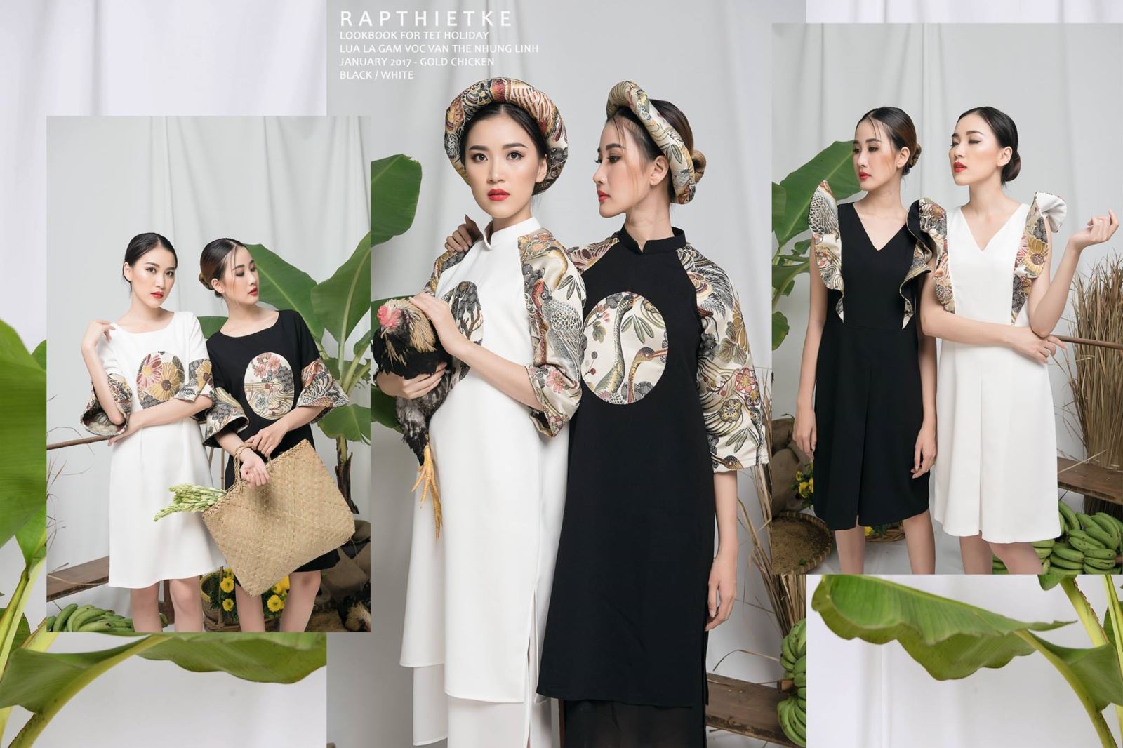 Bí kíp rạng rỡ hơn với áo dài Tết 2