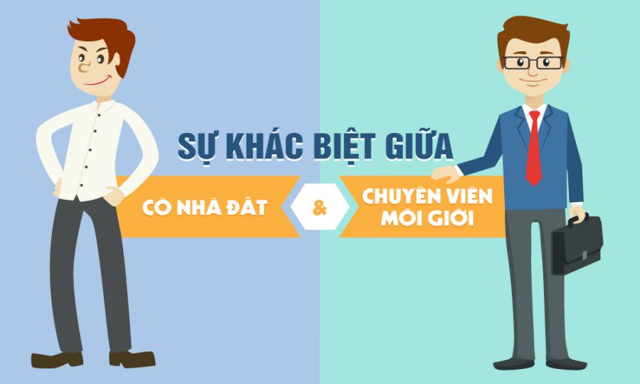 Sự khác biệt giữa cò đất và môi giới