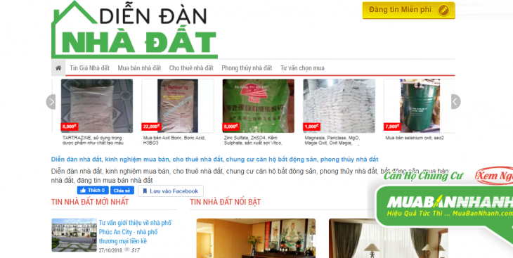 Danh sách các diễn đàn môi giới bất động sản uy tín nhất hiện nay