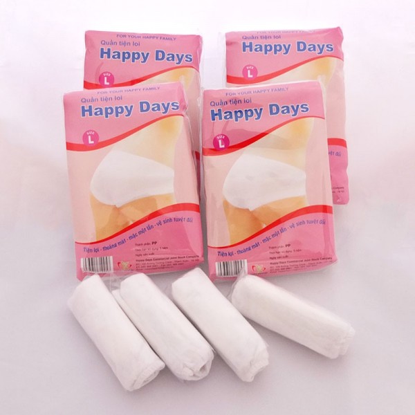 Quần lót giấy happydays mang đến cảm giác thoải mái khi mặc
