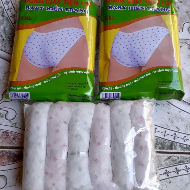 Quần lót giấy Coopmart chất lượng