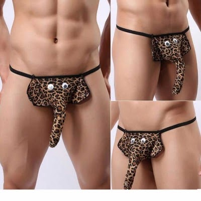 Quần lót nam lọt khe hình vòi voi