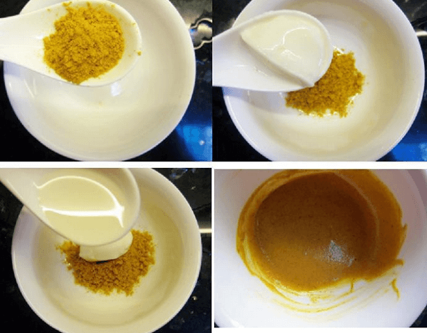 Làm đẹp với sữa chua kết hợp với tinh bột nghệ, mật ong 2