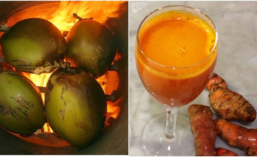 Nước dừa kết hợp với nghệ hỗ trợ điều trị bệnh dạ dày rất tốt