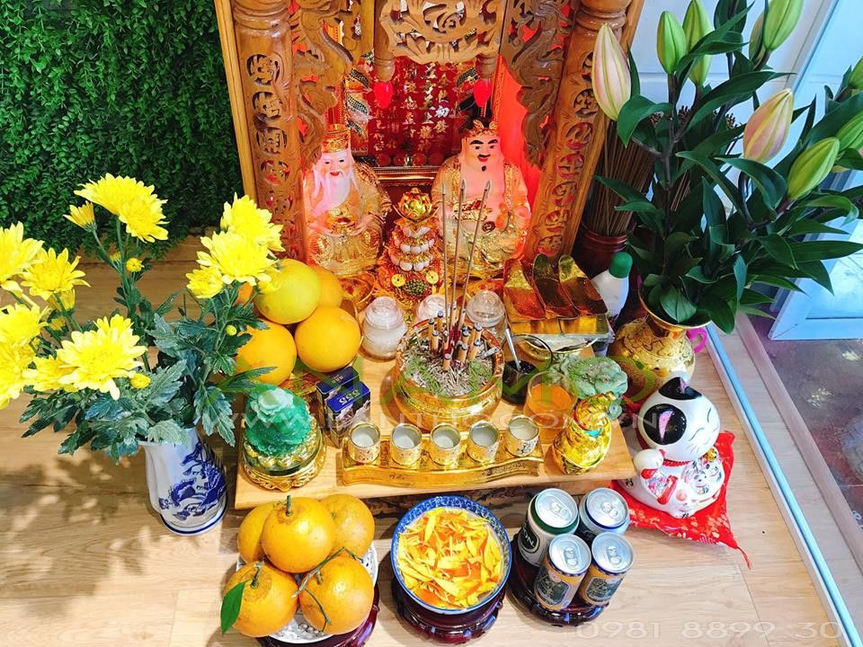 Khi sống ở chung cư bạn nên thờ ông địa để nhằm mang tới tài lộc 