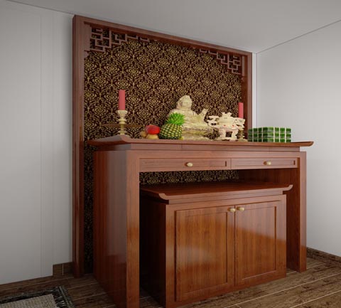 Cần phải lựa chọn vị trí đặt bàn thờ sao cho phù hợp nhất