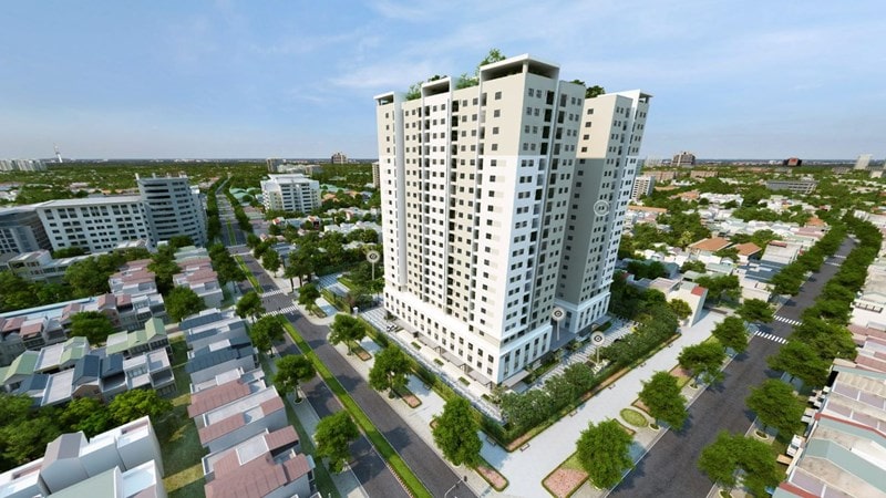 Ở chung cư tầng cao sẽ mang tới bầu không khí trong lành tránh được khói bụi