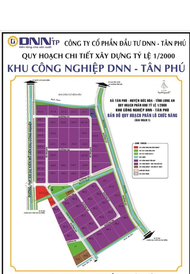 Bản đồ KCN Trần Anh Tân Phú - 2