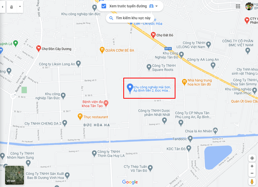 Khu công nghiệp Hải Sơn, Đức Hòa, Long An 2