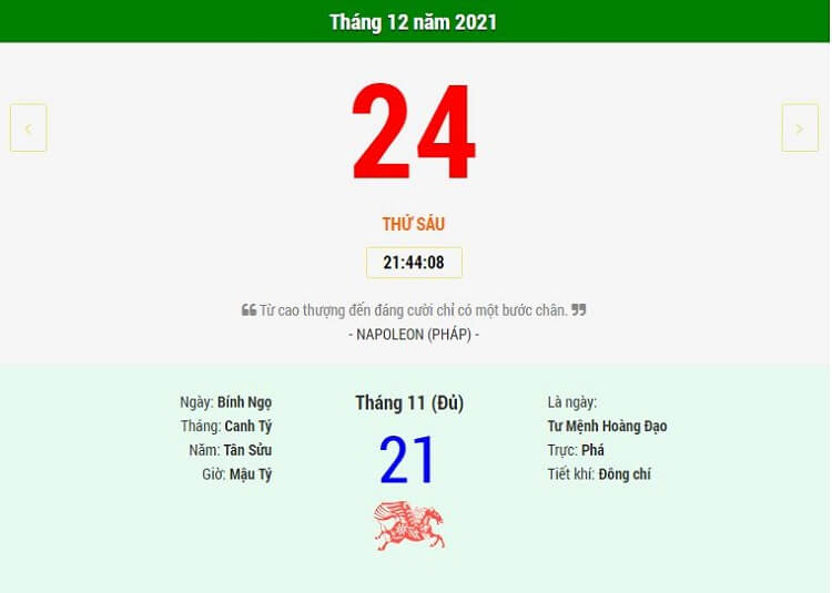 Giáng sinh năm 2021 rơi vào thứ mấy?