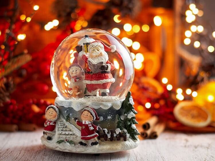 Quả cầu tuyết quà giáng sinh cho trẻ em đẹp