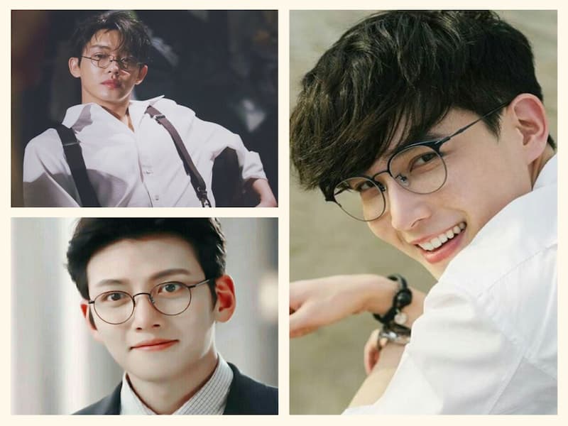 Kiểu kính mắt tròn nam Hàn Quốc trẻ trung