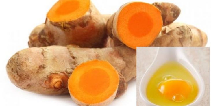 Cách đắp mặt nạ nghệ tươi trứng gà điều trị mụn hiệu quả