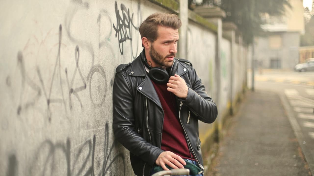 Áo khoác da nam ấn tượng