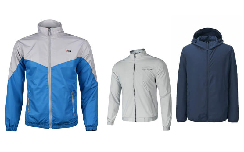 Áo khoác dù nam nhẹ, ấm